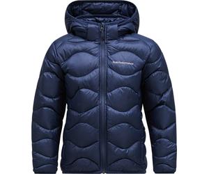 Peak Performance Juniors' Helium Down Hood Jacket Blue Shadow 140
