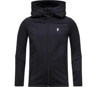 Peak Performance Kinder Rider Essentials Hoodie Jacke, black-black, 150