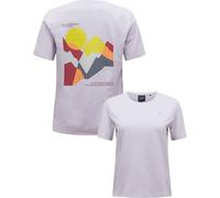 Peak Performance - Leichtes T-Shirt für das Klettern aus Polyester-Baumwoll-Jersey - für Damen / Frauen - W Explore Graphic Tee Misty Violett M