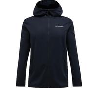 Peak Performance - Light Zip Hood - Fleecejacke, Gr. L, schwarz (Black)