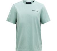 Peak Performance - Original Small Logo Tee - T-Shirt, Gr. XL, türkis/grau (GreenValley)