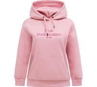 Kapuzensweatshirt PEAK PERFORMANCE "W Original Hood", Damen, Gr. XS, rosa, 80% Baumwolle, 20% Polyester, unifarben, normal, ohne Ausschnitt, Sweatshirts, mit Kapuze (39530836-XS) rosa