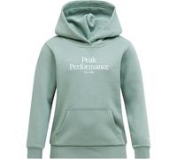 Kapuzensweatshirt PEAK PERFORMANCE "Jr Original Hood", Gr. 170, salbei, 80% Baumwolle, 20% Polyester, unifarben, normal normal, ohne Ausschnitt, Sweatshirts, mit Kapuze (16317644-170) salbei