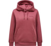 Peak Performance Original Small Logo Damen Hoodies rot Größe M Lifestyle Atmungsaktiv