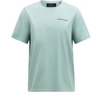 Peak Performance - Original Small Logo Tee - T-Shirt, Gr. XL, türkis/grau (GreenValley)
