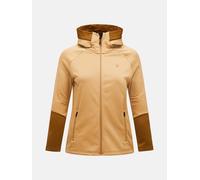 Peak Performance Rider Essentials Midlayer Zip Hood Women Sierra Sand Größe S
