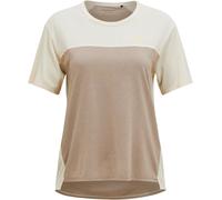 Peak Performance - Vielseitiges T-Shirt - W Trail Wool Blend SS Sand Fog Avid Beige für Damen aus Wolle - Größe L Beige L