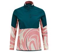 Peak Performance - Women's Aop Freelight Alpha Half Zip - Fleecejacke, Gr. S, blau (SwirlMap)
