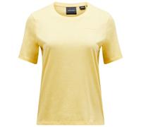 Peak Performance Damen Explore Logo T-Shirt (Größe L, gelb)