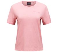Peak Performance - Women's Explore Logo Tee - Funktionsshirt, Gr. S, rosa (WarmBlush)