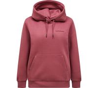Peak Performance Women's Original Small Logo Hood Wild Rouge M