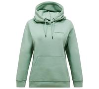 Peak Performance - Women's Original Small Logo Hoodie - Hoodie, Gr. XL, türkis/grün (GreenValley)