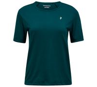 Peak Performance - Women's Wool Blend S/S Tee - Funktionsshirt, Gr. XL, blau (PonderosaPine)