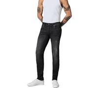 Peak Time Herren Jeans Slim Fit Mid Waist aus Bio-Baumwolle (GOTS Zertifiziert) und recyceltem Polyester (RCS Zertifiziert) mit Stretch Anteil München Dark Grey Gr. 38W/34L