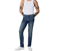 Peak Time Herren Jeans Slim Fit Mid Waist aus Bio-Baumwolle (GOTS Zertifiziert) und recyceltem Polyester (RCS Zertifiziert) mit Stretch Anteil München Middle Blue Gr. 38W/34L