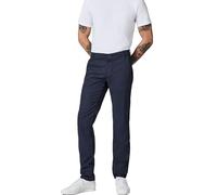 Peak Time Herren lange elastische Chino-Hose mit Bio-Baumwolle (OCS Blended Standard) im Tapered Fit Astron Warp Navy Gr. 36W/32L