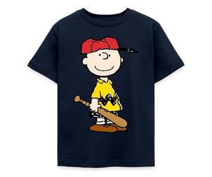 Peanuts Charlie Brown Baseball Sport Kinder T-Shirt