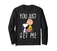 Peanuts Charlie Brown und Snoopy You Just Get Me Langarmshirt