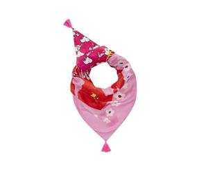 Peanuts Dreieckstuch aus reiner Baumwolle mit Peanuts-Motiven pink - Gr. - ONE SIZE