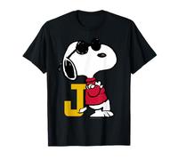 Peanuts Joe Cool Snoopy klassisches Baseball-Logo im Retro-Look T-Shirt