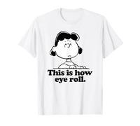 Peanuts - Lucy So rollen die Augen T-Shirt