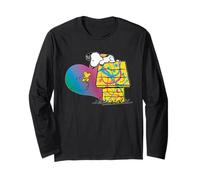 Peanuts Rainbow Riot Snoopy Woodstock BFF Heart XOX Graffiti Langarmshirt