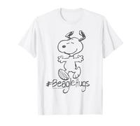 Peanuts Snoopy Beagle Hug Dog Best Friend Cuddle Classic BFF T-Shirt