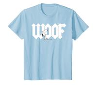 Peanuts Snoopy Belling Dog Woof Best Friend BFF Classic Logo T-Shirt