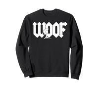 Peanuts Snoopy Belling Dog Woof Best Friend BFF Logo Classic Sweatshirt