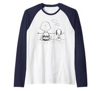 Peanuts Snoopy Charlie Brown Beste Freunde zusammen, Retro-BFF Raglan