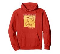 Peanuts - Snoopy Charlie Brown Good Grief Pullover Hoodie, Unisex für Erwachsene, Rot, S