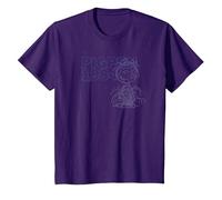 Peanuts - Snoopy Charlie Brown Pigpen 1984 T-Shirt, Kinder, Violett, 98