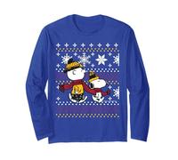 Peanuts Snoopy Charlie Brown Weihnachtsmuster, Weihnachtsklassiker Langarmshirt