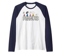 Peanuts Snoopy Charlie Brown Woodstock Gang Classic Walking Raglan