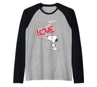 Peanuts Snoopy Comic Love Smak Vintage-Fanstrip Raglan