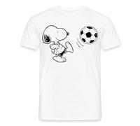 Peanuts Snoopy Fußball Sport Männer T-Shirt