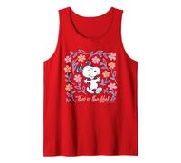Peanuts Snoopy Good Life Frühlingsblumen Natur Happy Fun Tank Top