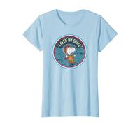 Peanuts Snoopy ich Brauche Meinen Platz T-Shirt, Damen, Himmelblau, XL