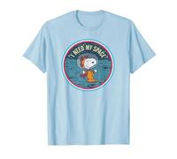 Peanuts Snoopy ich Brauche Meinen Platz T-Shirt, Herren, Himmelblau, XL