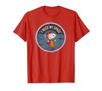 Peanuts Snoopy ich Brauche Meinen Platz T-Shirt, Herren, Rot, 3XL