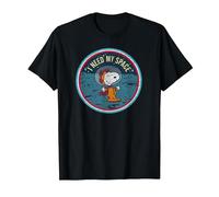 Peanuts Snoopy ich Brauche Meinen Platz T-Shirt, Herren, Schwarz, 6XL