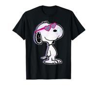 Peanuts Snoopy Joe Cool Love Hearts Glitch Retro-Valentinstag T-Shirt