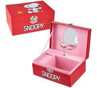 Peanuts Snoopy Musik Schmuckkästchen für Mädchen mit Fächern, Kinder Geschenke