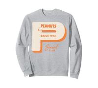 Peanuts Snoopy Social Club Logo Best Friends Classic BFF 50s Sweatshirt