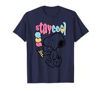 Peanuts Snoopy Stay Cool Eiscreme Lazy Summer Days Classic T-Shirt