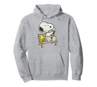 Peanuts - Snoopy Woodstock Bank Pullover Hoodie