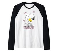 Peanuts Snoopy Woodstock Best Cuddles BFF Classic zum Valentinstag Raglan