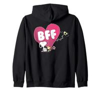Peanuts Snoopy Woodstock BFF Pink Heart Classic Vintage Kapuzenjacke