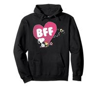 Peanuts Snoopy Woodstock BFF Pink Heart, Vintage-Klassiker Pullover Hoodie