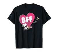 Peanuts Snoopy Woodstock BFF Pink Heart, Vintage-Klassiker T-Shirt